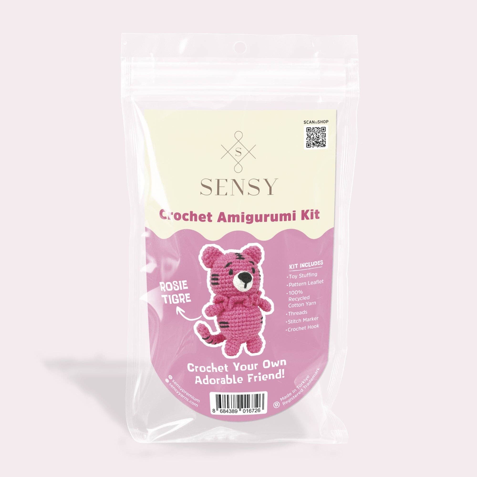 Sensy – Engroshandel Strikke-/hækleartikler – Sensy Hæklet Amigurumi Sæt14