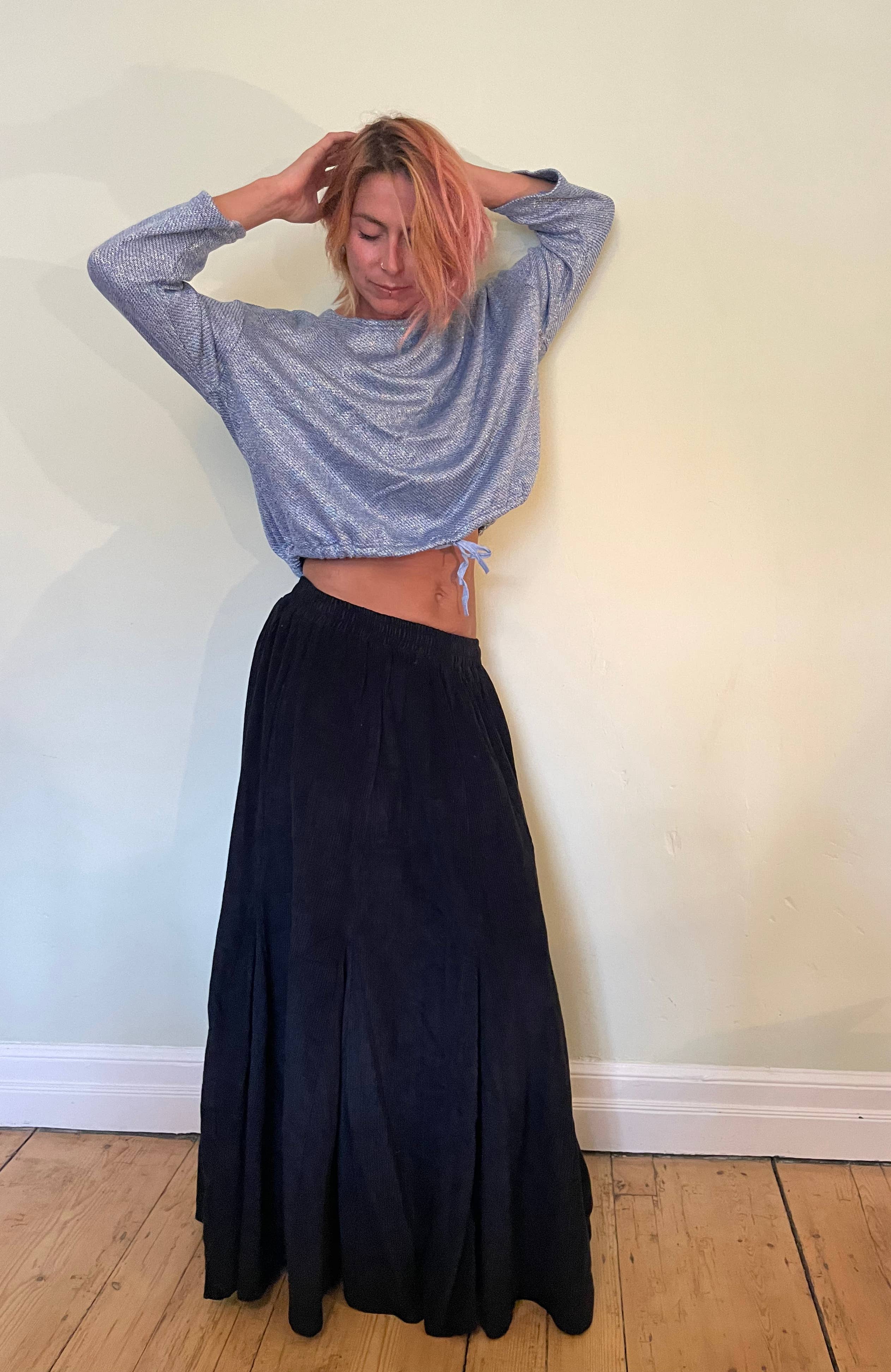 Emma's Emporium - Vente Jupe – femme - Jupe longue en velours côtelé AW269