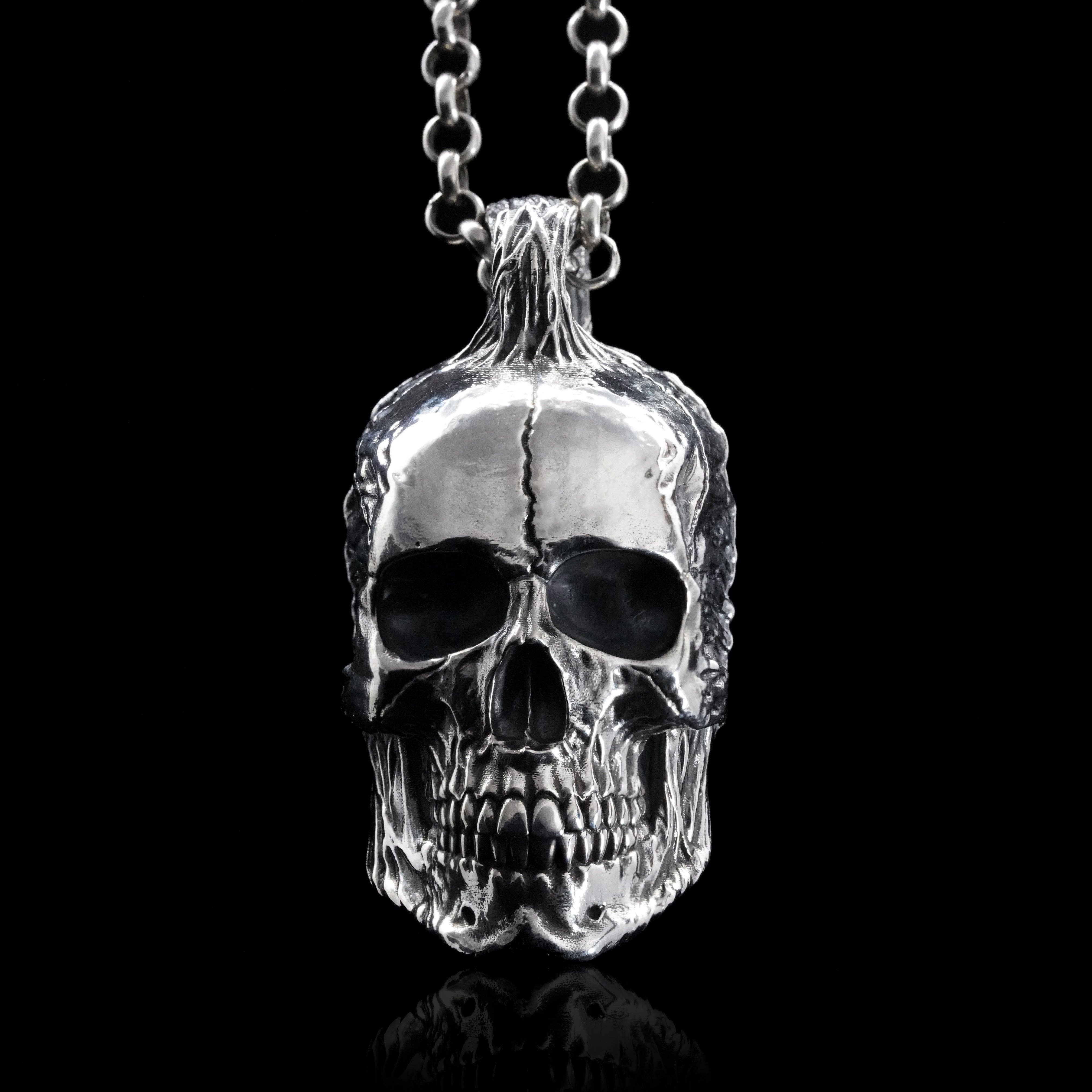 Black Feather Design – wholesale Pendant/charm necklace – Flesh Torn5