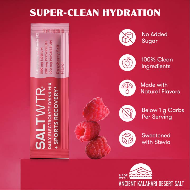 SaltWTR - Wholesale Powdered health drink - SaltWTR Functional Hydration Drink Mix - Sports Recovery1