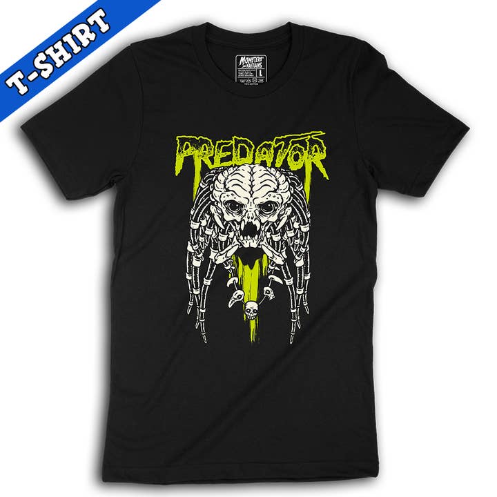 Predator Yautja Aliens Xenomorph Horrorhemd für den Großhandel von Monsters and Martians LLC