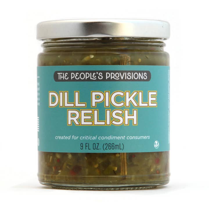 The People's Provisions - Wholesale Pickled Vegetables - Dill Pickle Relish 9oz