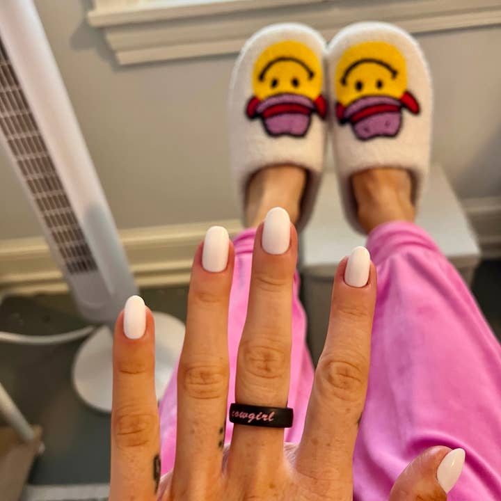 Flip Rings - Wholesale Band/Stacked Ring - Flip Reversible cowgirl and yeehaw ring5