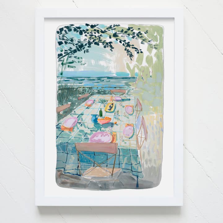 Stampa «Pesce sotto gli olivi» per la vendita all'ingrosso da parte di Blakely Made