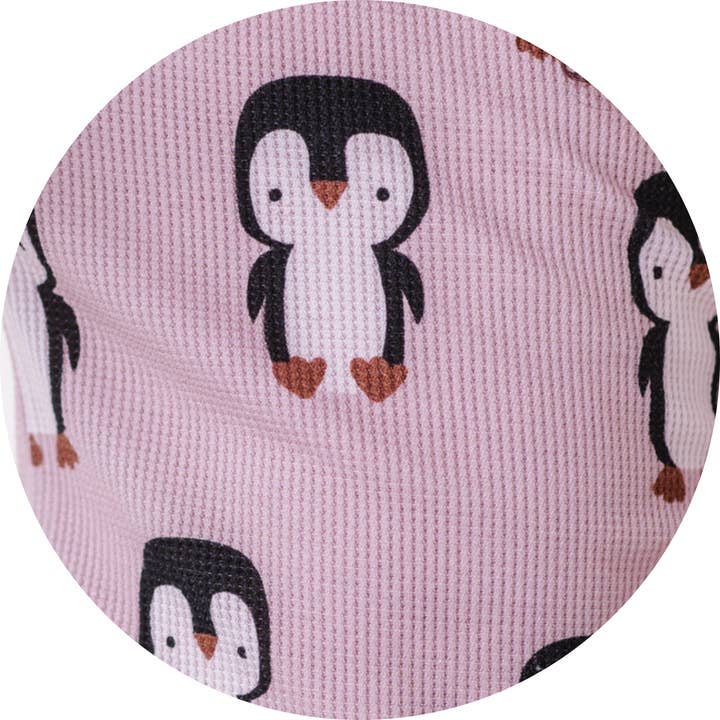 Kiki + Lulu - Wholesale Sleepwear Set - Kids - Next Top Waddle Waffle Knit Kids Pajamas