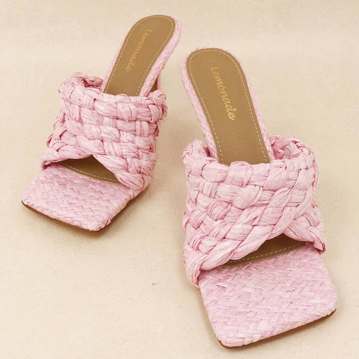 SANTORINI - Braided Woven Heels for wholesale by Lemonade Shoes