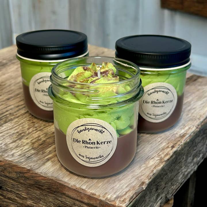 Die Rhoen Kerze - Wholesale Jar/Filled Candle - Pistachio Mini Food Candle2