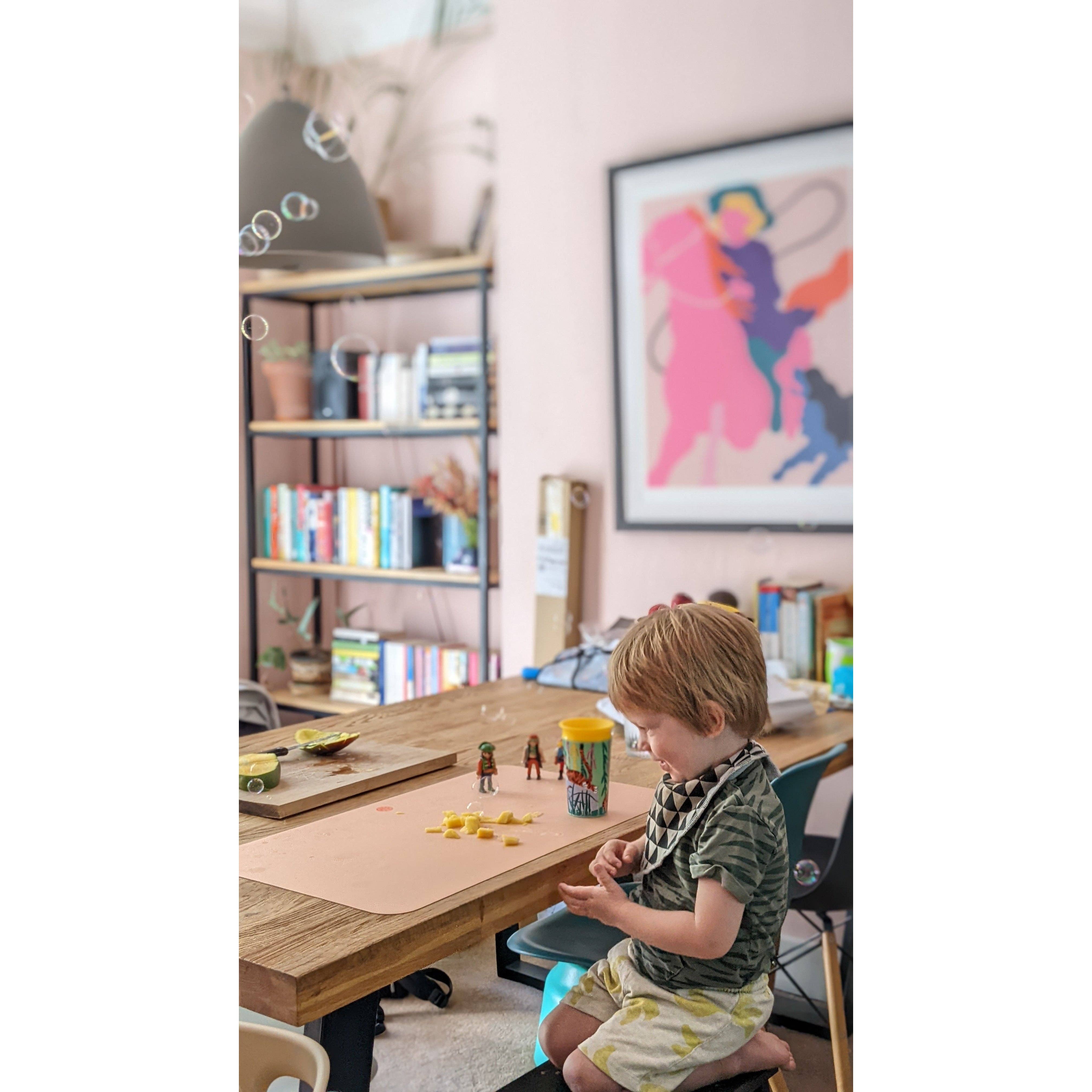 studio huske - Vendita all'ingrosso Tappetino da gioco - Bambini e neonati - Tappetino fasciatoio in pelle di silicone impermeabile, Wriggle Mat (S)9