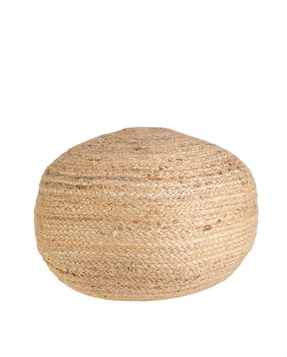 Kbas - Venta al por mayor Puf - PUFF YUTE NATURAL0