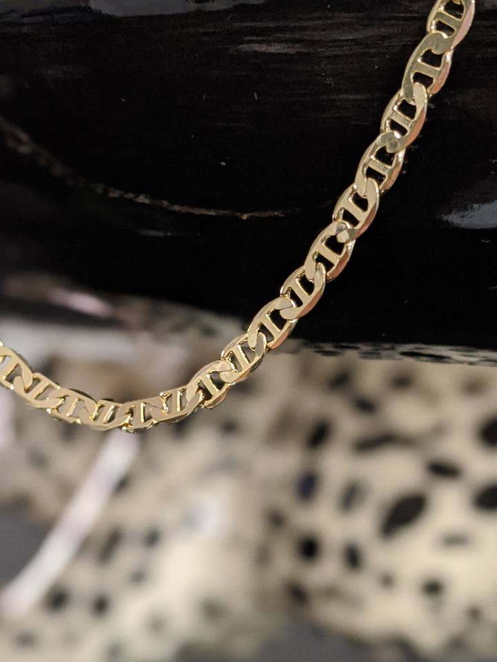 Tab Chain Necklace for wholesale by Nuance Jewelry