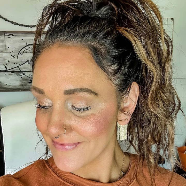 Gold Tassel Earrings for wholesale by Golden Rae Wholesale