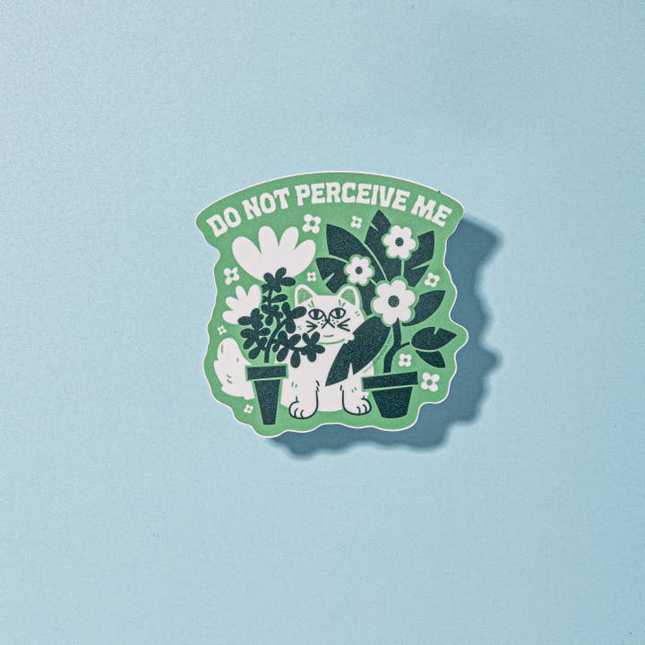 Sara McCandless Illustration - Wholesale Sticker - Do Not Perceive Me Sticker