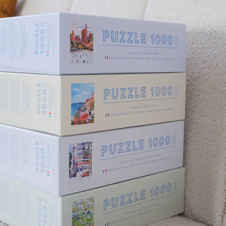 La Petite Épicerie - Wholesale Puzzle - Adult - Puzzle Skating in New York by Ban Hee - 1000 pieces2