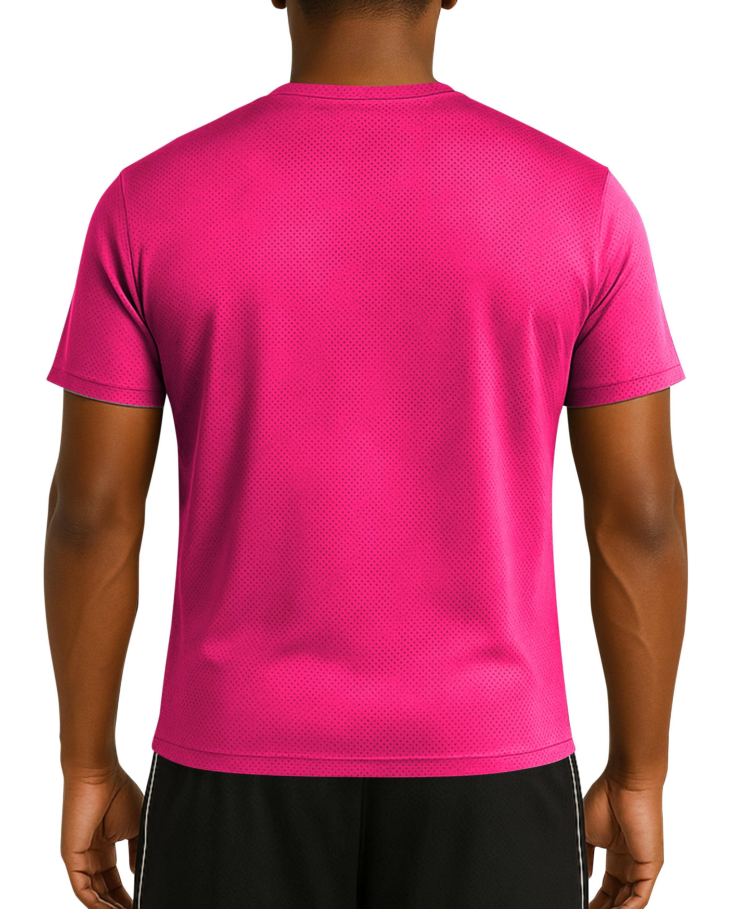 I-Wear Brands - Wholesale Athletic Top - Men's - 5 Pack Men's Crew Neck Dry Fit Mesh T-Shirts2