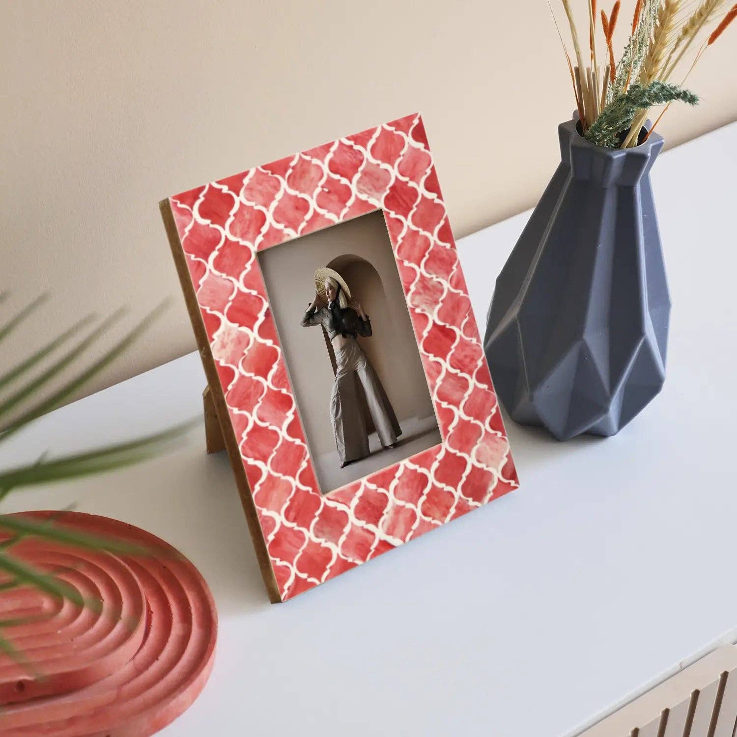 Handicrafts Home - Vendita all'ingrosso Cornice portafoto - Cornice Fotografica Marocchina | Larghezza Bordo 1,5" | 5 Colori2