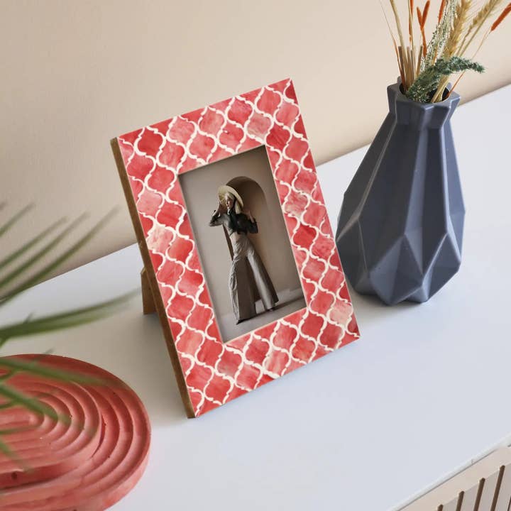 Handicrafts Home - Vendita all'ingrosso Cornice portafoto - Cornice Fotografica Marocchina | Larghezza Bordo 1,5" | 5 Colori7