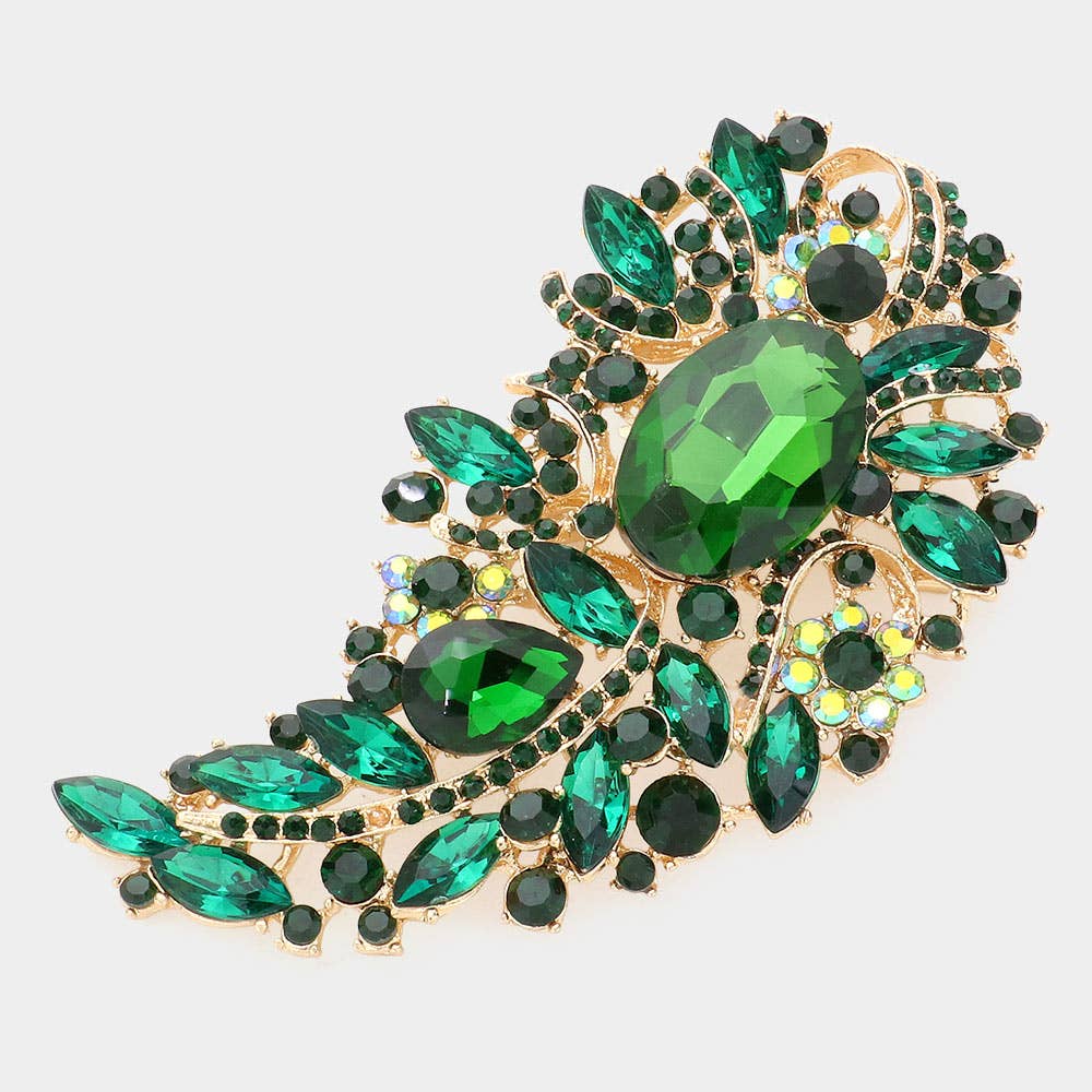 Sensibling Corp. - Wholesale Brooch - Multi Stone Embellished Pin Brooch8