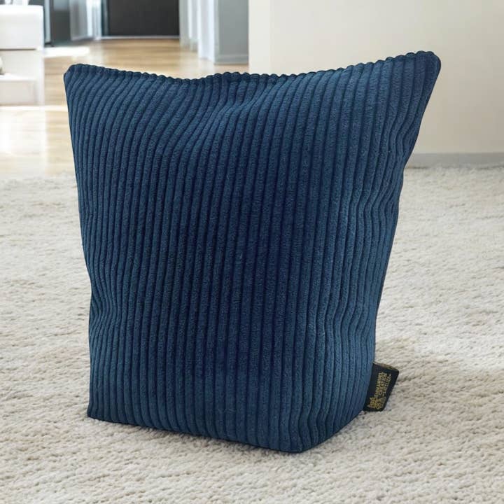 Emmanuel Création - Wholesale Door Stop - Doorstop bag, "Navy Corduroy"1