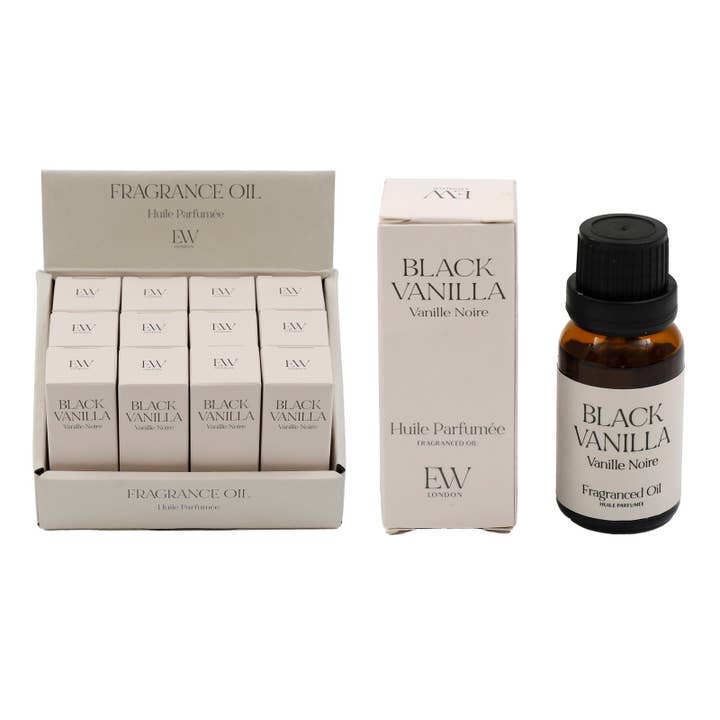 Geko Products - Wholesale Fragrance Oil - Black Vanilla Scented Oil for Burner In Tube 15ml