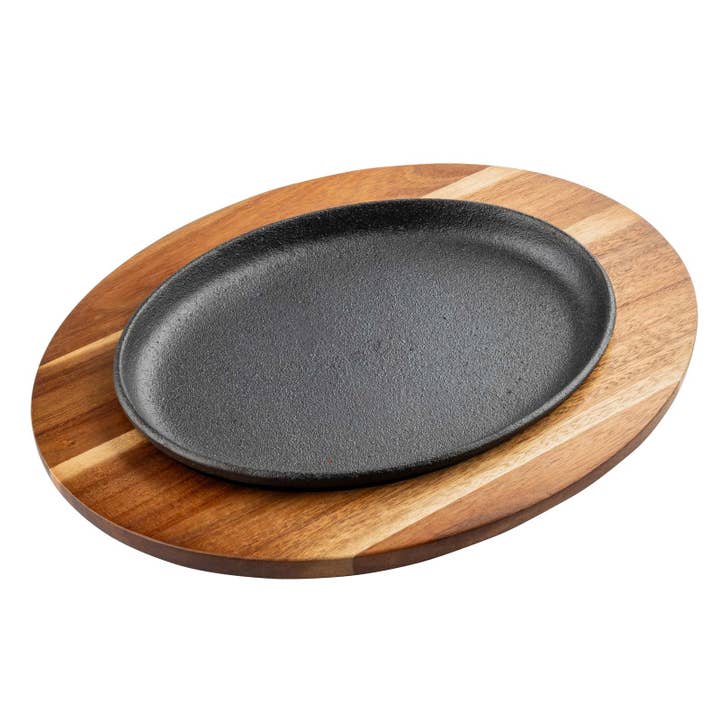 TableCraft Products Company - Wholesale Platter - Oval Sizzle Platter, Cast Iron9