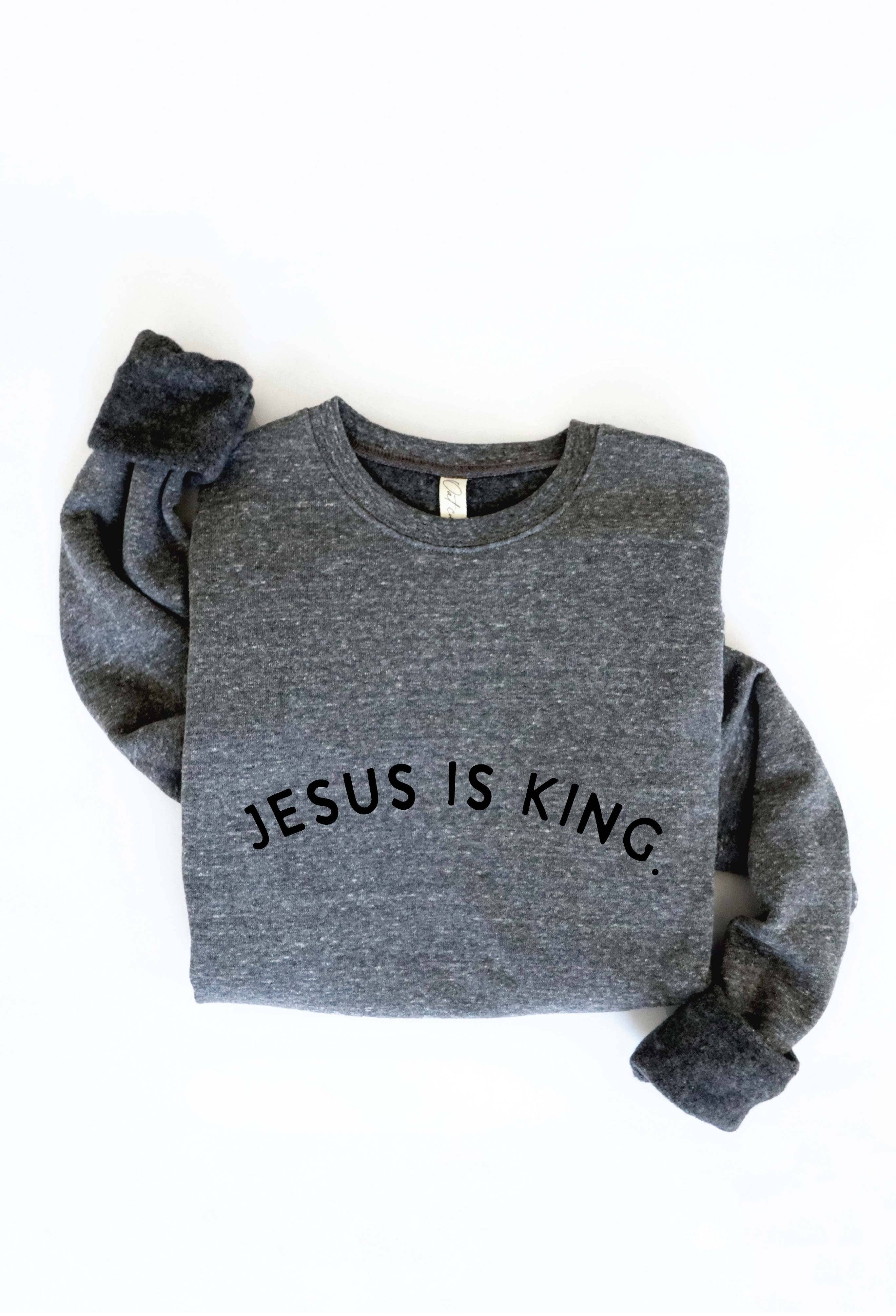 OAT COLLECTIVE - Wholesale Graphic Sweatshirt - Women's - JESUS IS KING. Sweatshirt7