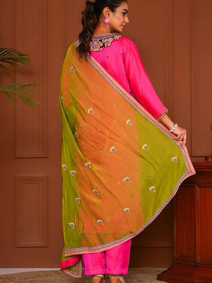 Yunikulondon - Vente Ensemble haut et pantalon (PAS d'intérieur) - Femme - Ensemble Kurta Classique Raga2