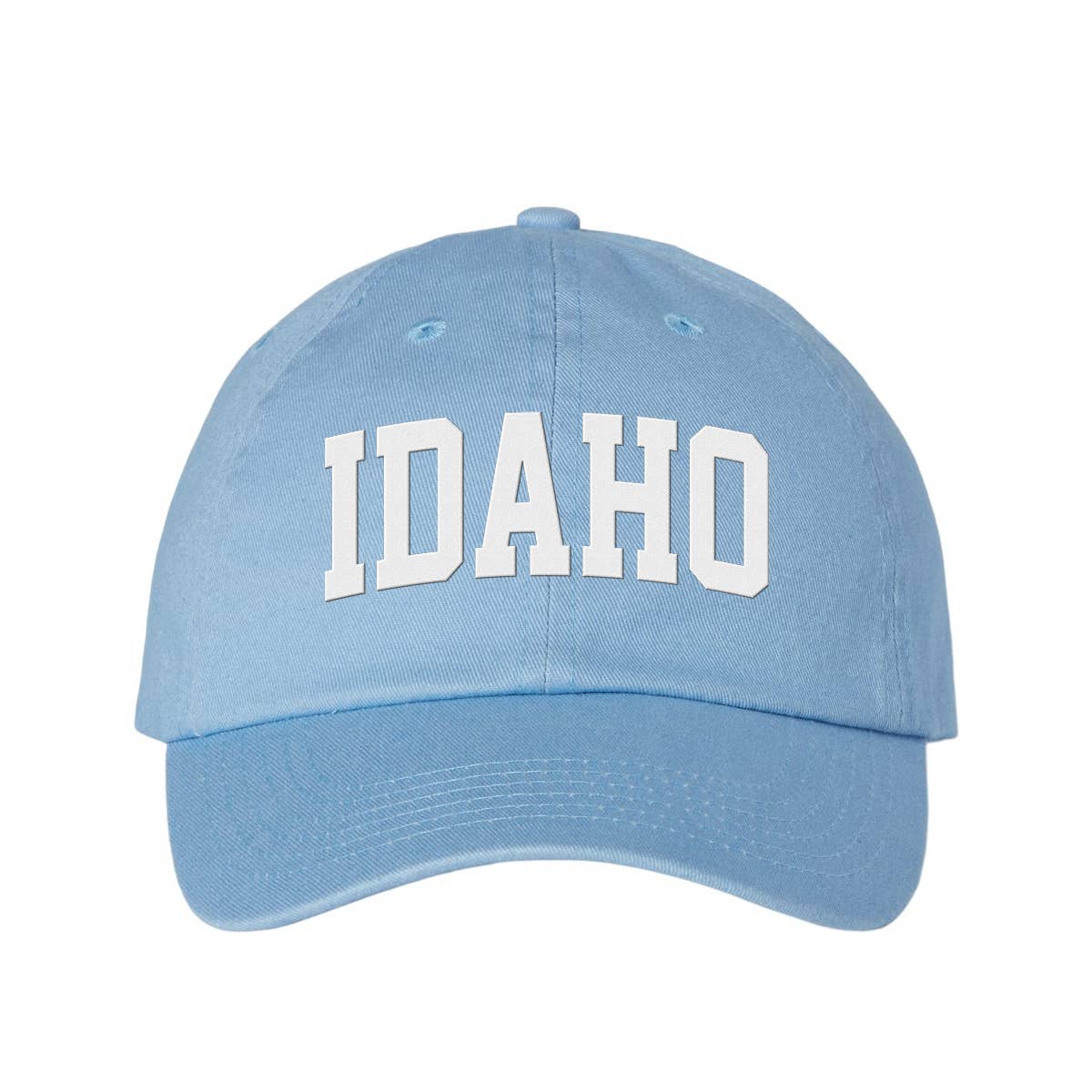 Lucky Luna Apparel - Wholesale Baseball Cap - Unisex - Block Idaho Embroidered Dad Hat11