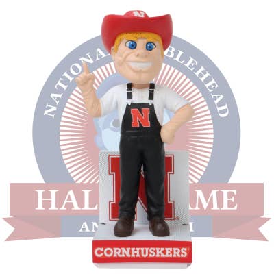 National Bobblehead Hall of Fame and Museum - Wholesale Decorative Figurine - Herbie Husker Nebraska Cornhuskers Mascot Bobblehead