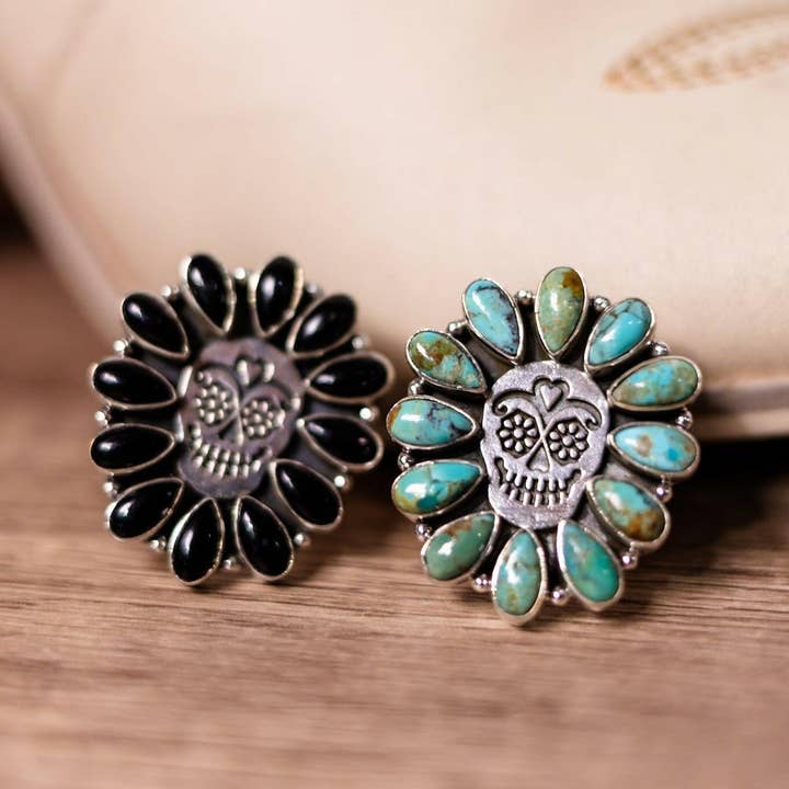 Krush Kandy - Wholesale Jewelry Set - Sugar Skull Pendant & Ring3