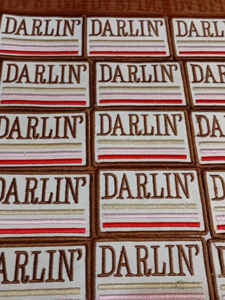 Patches bordados Darlin por atacado de Icon Punch