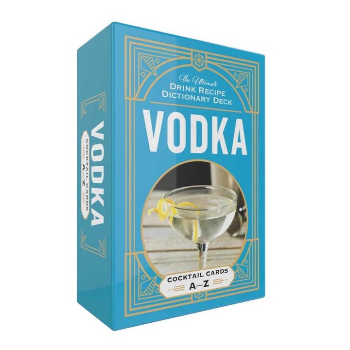 Microcosm Publishing & Distribution - Wholesale Card Game - Vodka Cocktail Cards A–Z: Ultimate Drink Recipe Deck