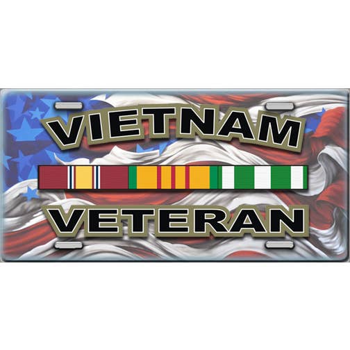 Vietnam Veteran License Plate for wholesale by Make It Yours