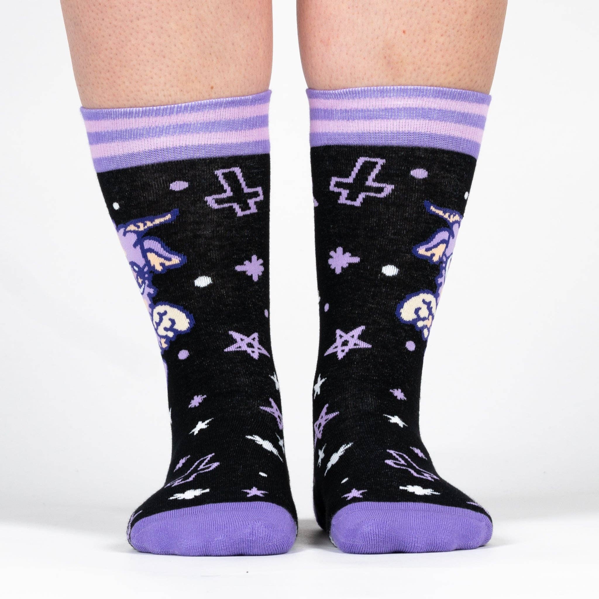 FootClothes LLC – wholesale Socks – Unisex – Baby Baphomet Crew Socks4