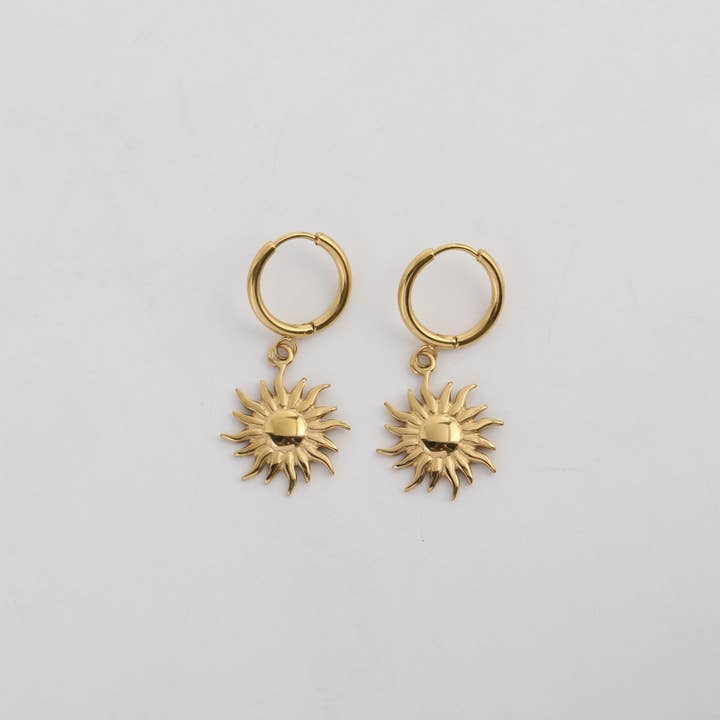 ACCITY - Wholesale Dangle Earrings - Creative stainless steel mirror pendant earrings_CWMM5723