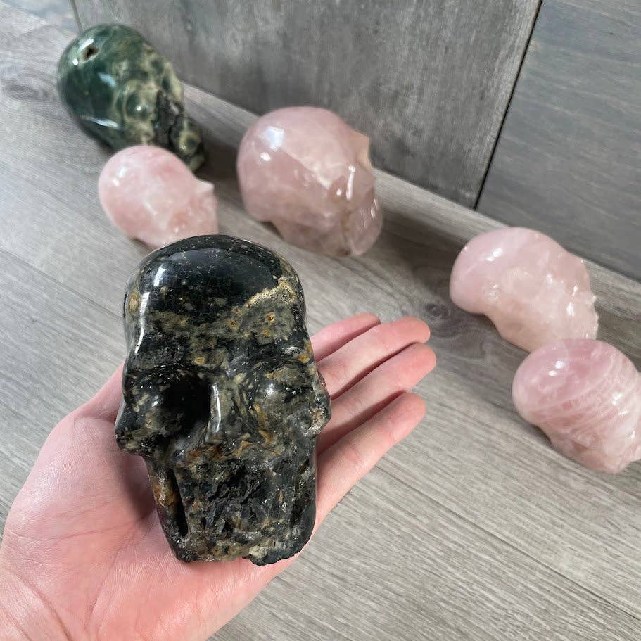 Keystone Crystals - Wholesale Spiritual Stone/Crystal - Assorted Crystal Skulls – Bulk Lot for Gift Shops8