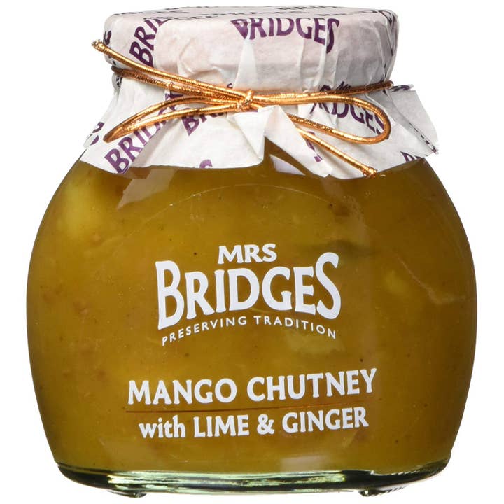 Mango Chutney with Lime and Ginger, Savory Spread for wholesale by Mrs Bridges