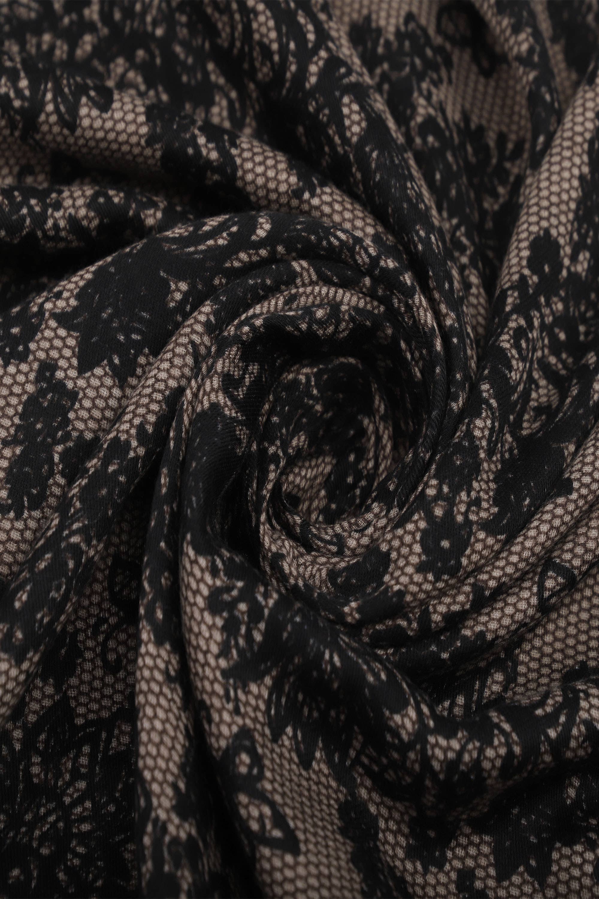 PHANIE MODE - Wholesale Scarf - Women's - E-09379 Lace print scarf4