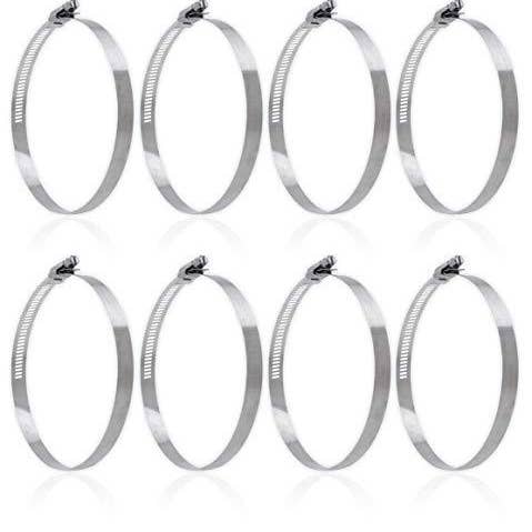 Mandala Crafts - Wholesale Craft Supplies - Mandala Crafts Stainless Steel Hose Clamps - Adjustable Worm Gear Hose Clamps Assortment - Pipe Clamps for Dryer Vent Radiator2
