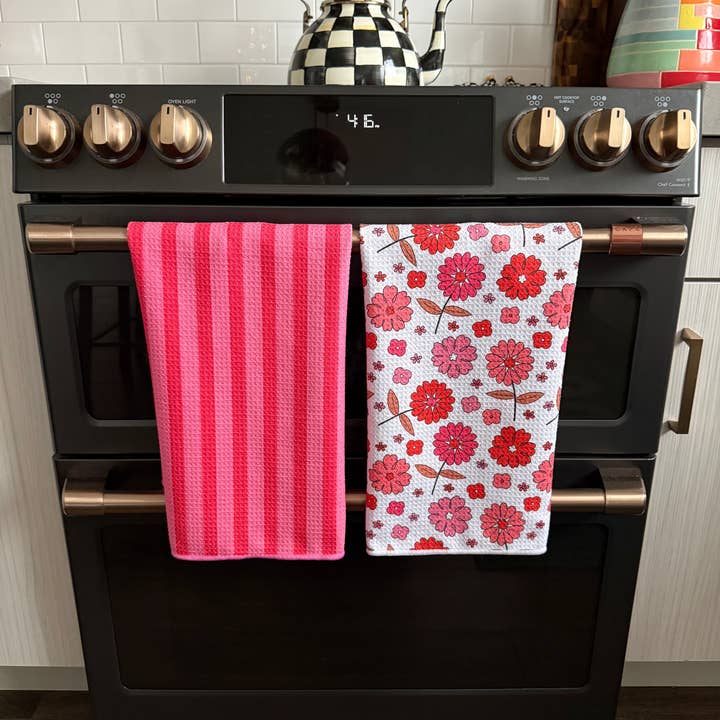 Pink Licorice: Double-Sided Hand Towel for wholesale on Faire