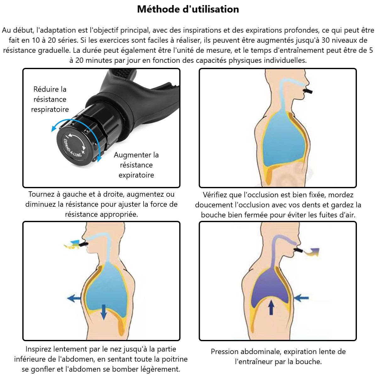 BLACK RESPIRATORY TRAINER for wholesale on Faire3
