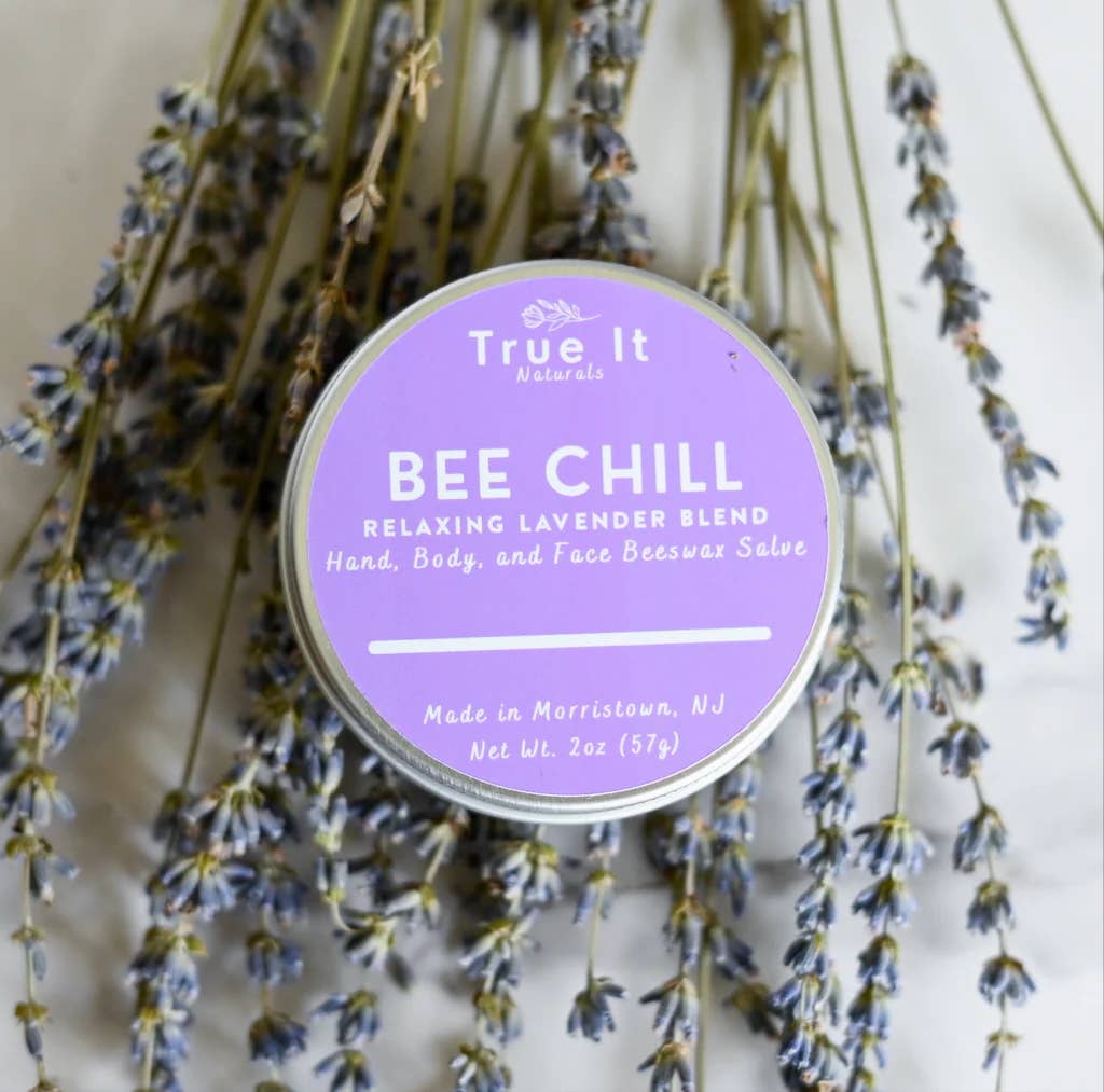 True It Naturals - Vente Crème/baume/pommade cicatrisante - Baume à la cire d'abeille à la lavande - BEE CHILL | Baume pour les mains et le corps2