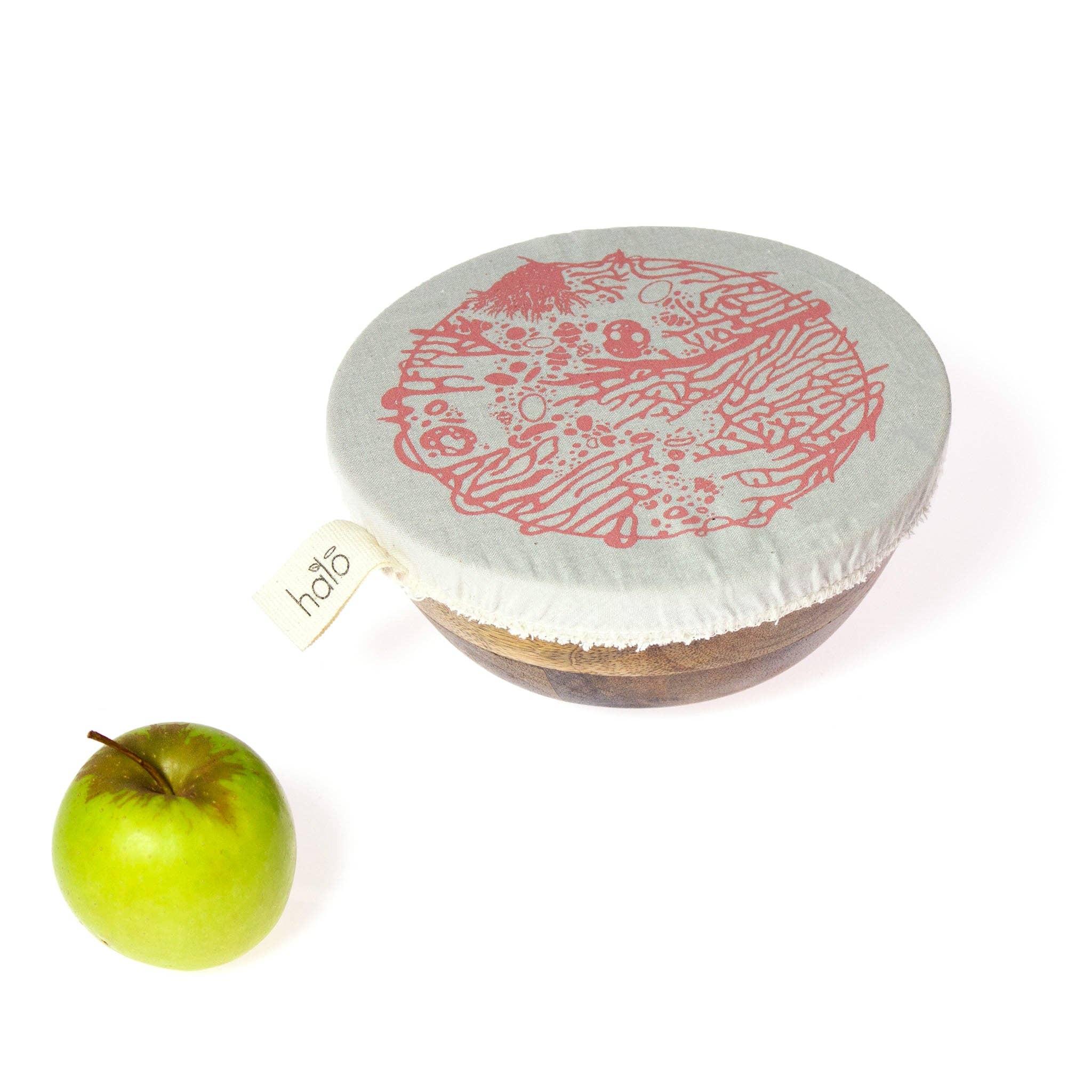 Halo Dish Covers - Wholesale Food Storage Wrap/Bag - Halo Dish & Bowl Cover Small Set of 3 | Beach House Print4