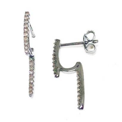 Pave Diamant Stick Bolzen für den Großhandel von Pamela Bloom Jewelry