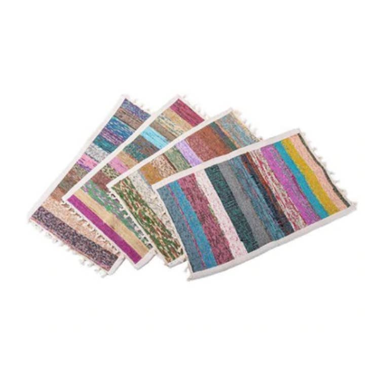 Upcycled Sari Placemat voor wholesale door Empowering Local Women