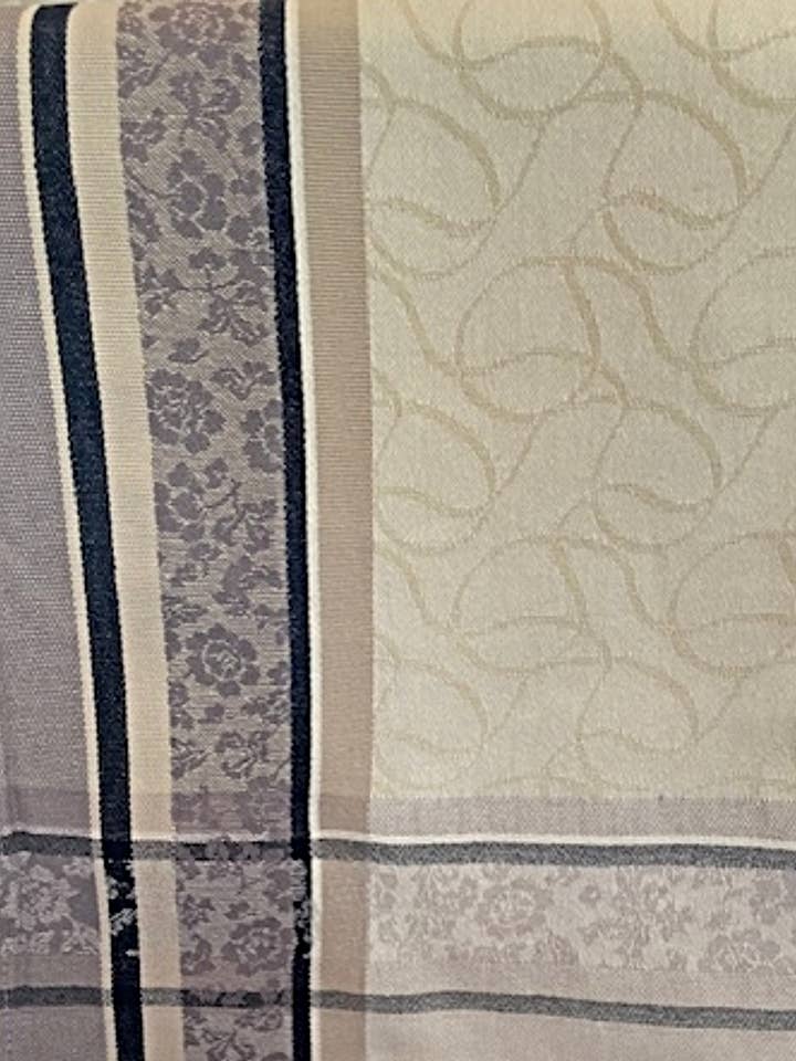 French Jacquard Tea Towel Fleurette  for wholesale by La Maisonnette