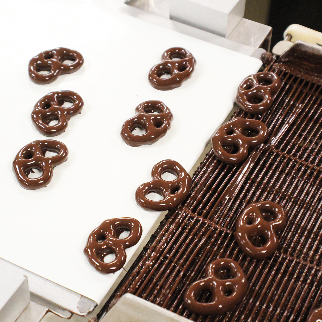 Vermont Nut Free Chocolates - Wholesale Chocolate Covered Sweets - Chocolate Covered Mini-Twist Pretzels2