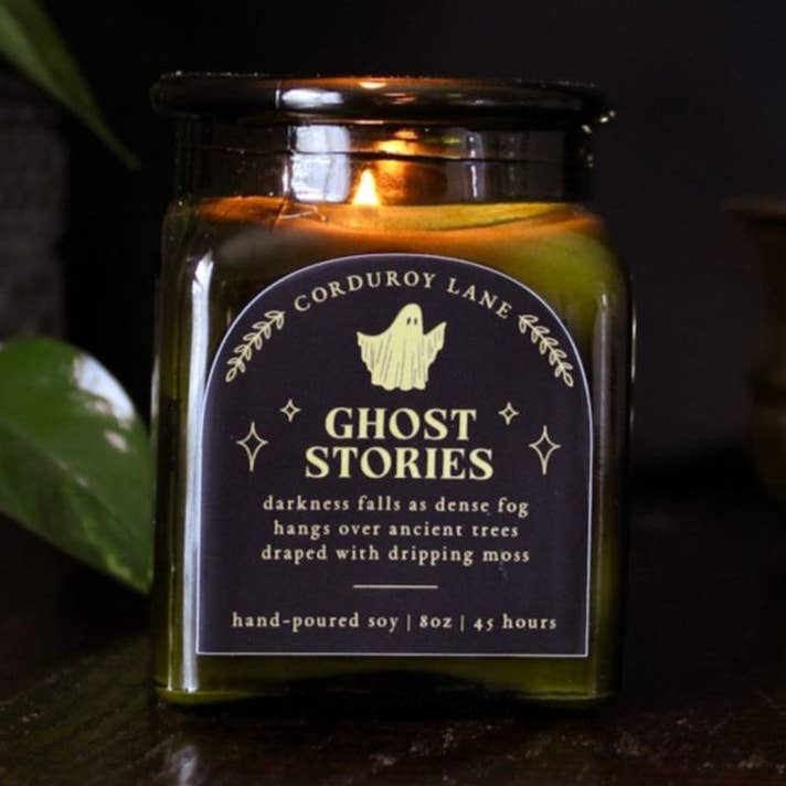 Ghost Stories Apothecary Candle for wholesale by Corduroy Lane Candle Co