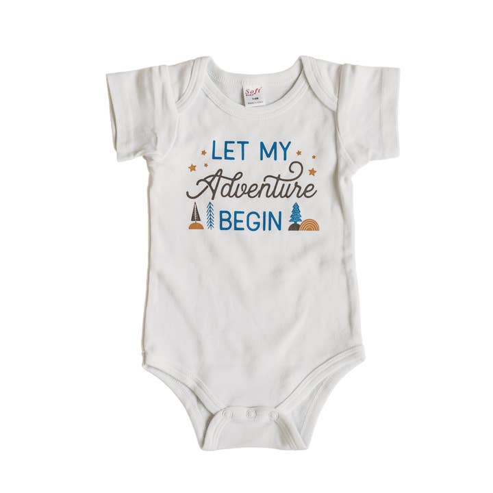Sweetpea and Co. – Engroshandel Bodysuit - Baby – Let my Adventure Begin Babybukser, Baby bodysuit