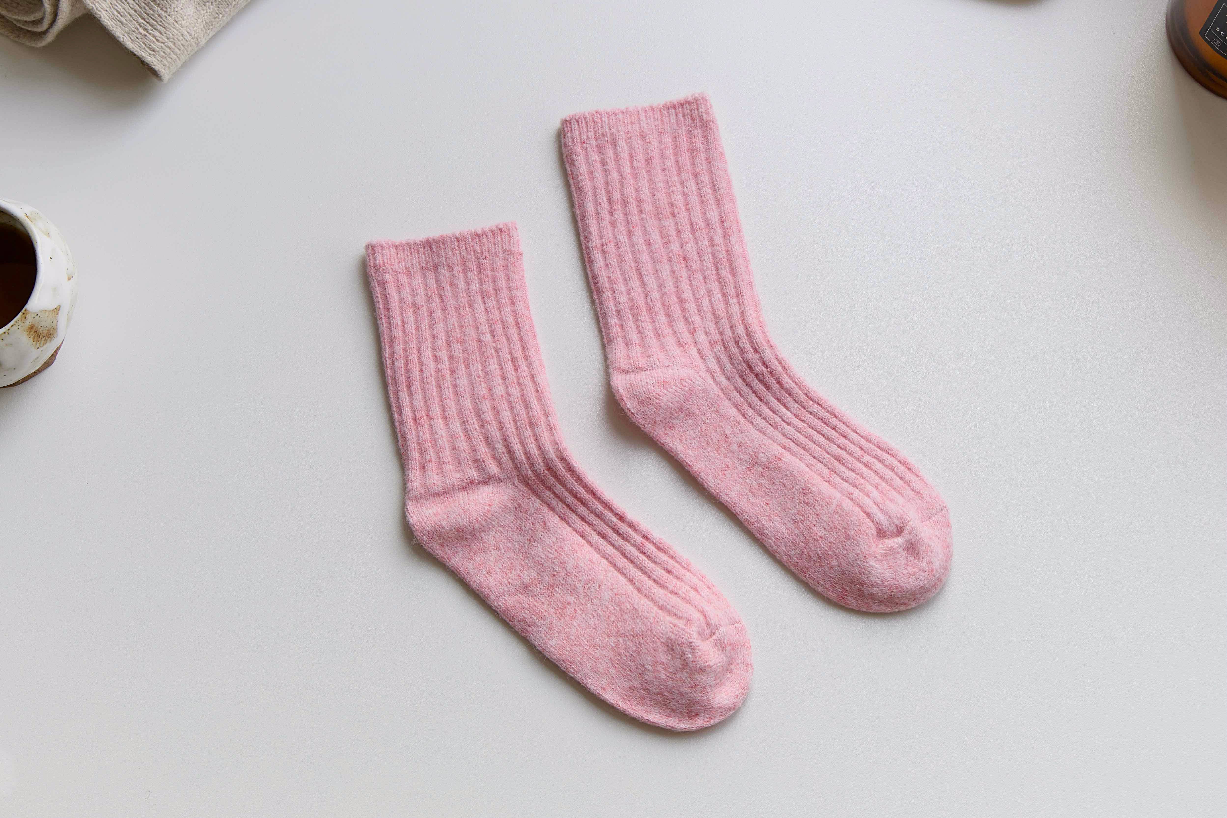 Happy Knits – wholesale Socks – Women's – Women’s Classic Wool Crew Socks – Cosy Snug Winter Fit1