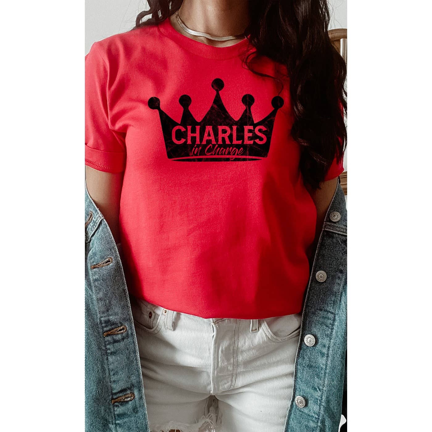 Kissed Apparel - Wholesale Screen Printed T-Shirt - Women's - Charles in Charge Crown Graphic Tee11